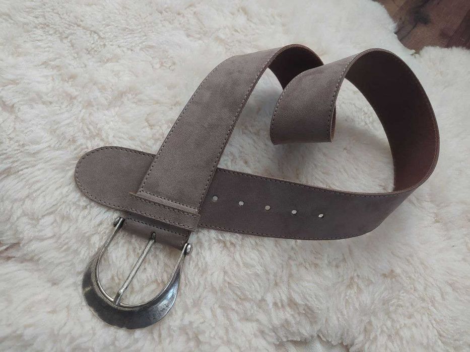 Широкий жіночий шкіряний пояс ремінь баска Vanzetti