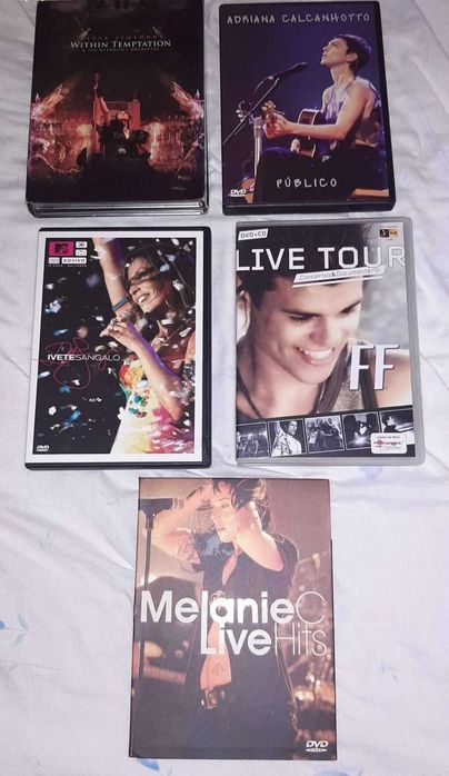 DVDs: filmes e música