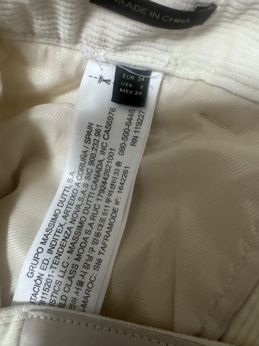 Штани - вельвети massimo dutti