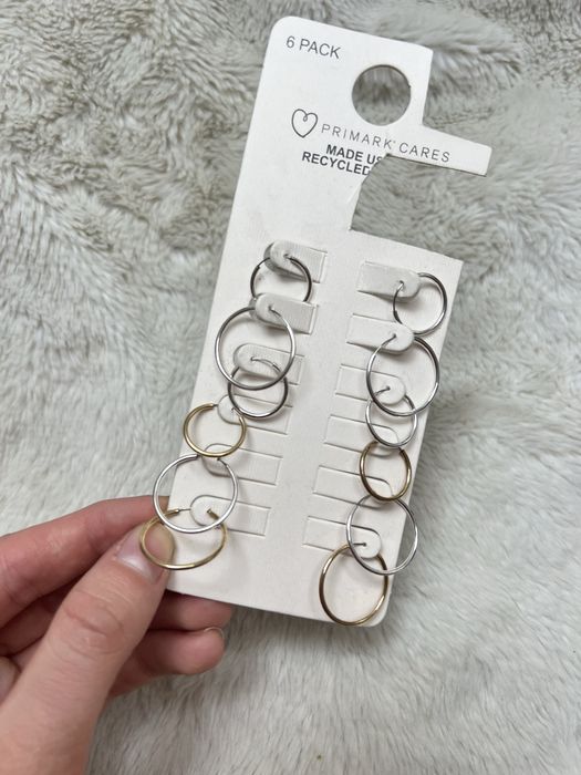 Zestaw 6 par kolczyków Primark