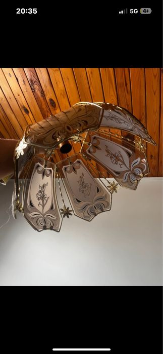 lampa wisząca Chodzież suftiowa vintage retro dla fanow staroci