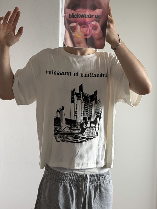 футболка Erd Enfants Riches deprimes Archittetura de musolim Vetements balenciaga project gr protocol index