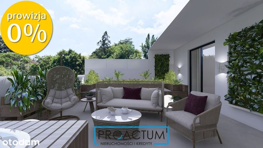 84m2, Penthouse z tarasem 45 m2, hala, podłogówka!