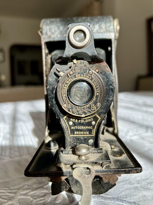 Câmara fotográfica Kodak antiga