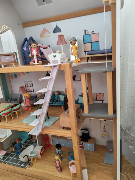 casa bonecas madeira