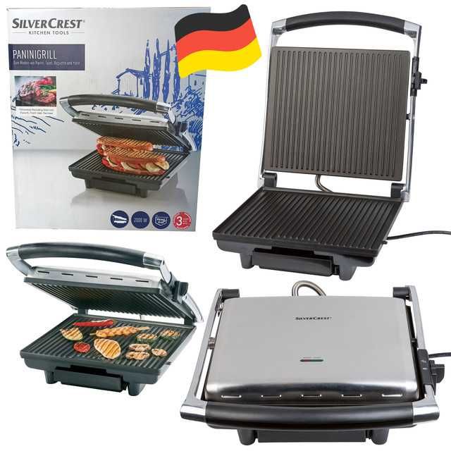 Електричний гриль SilverCrest SPM 2000 E2 Panini (2000 Вт,  Німеччина)