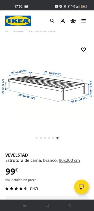 Cama Solteiro (2 unidades)