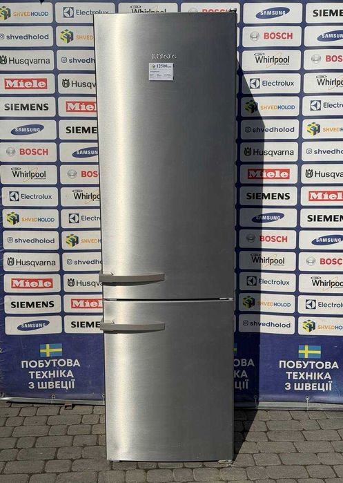 Холодильник б/в MIELE 200/60/60 Металік обєм 275/89 л No Frost #07871