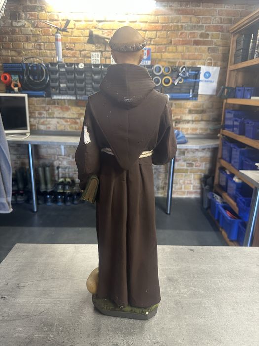 Antyk | Figura Święty Franciszek 61 cm | Włochy ponad 100 lat
