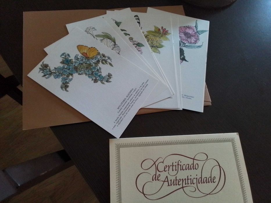 Coleção de dedais com borboletas da PHILAE