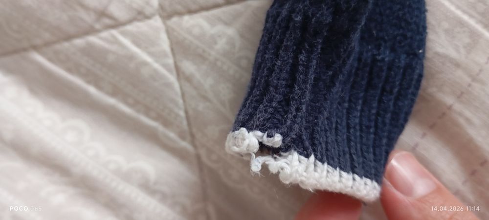 Sweter chłopięcy zapinany 110-116 plus koszula