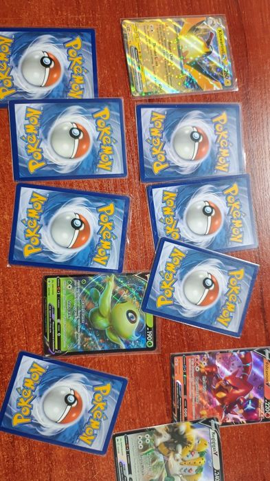 11 kart Pokemon EX i V - bez powtorek