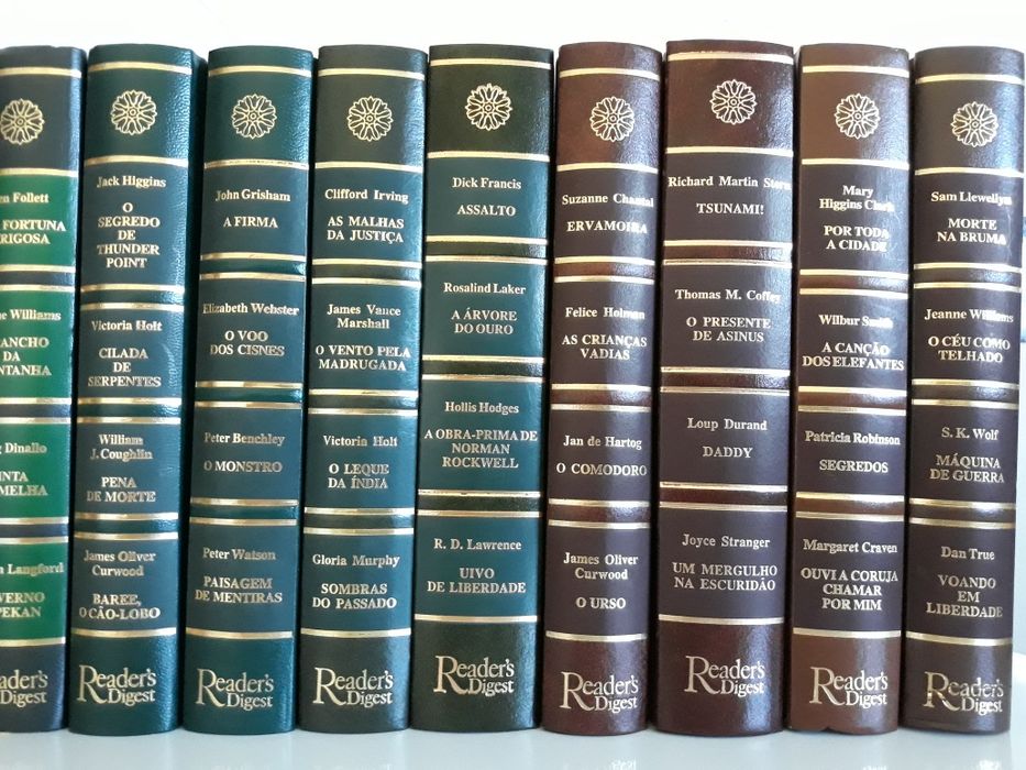 Coleção de 21 livros condensados Readers Diget