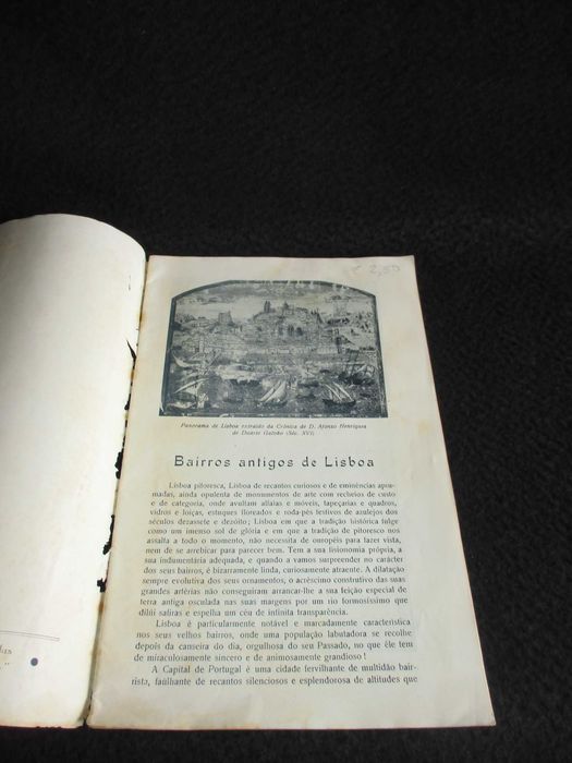 Livro Lisboa Antiga Nogueira de Brito 1935