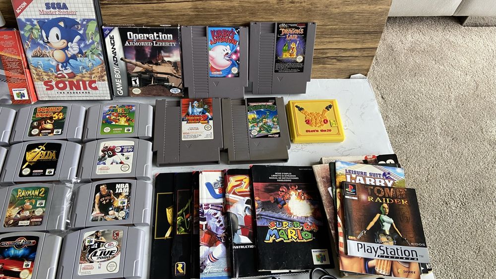 Jogos e acessórios Nintendo 64, Sega, NES