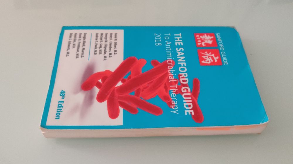 Theo Sanford guide to antimicrobial therapy livro de bolso