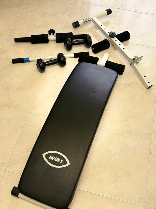 Abdominal Bench with Weights440943355951196164