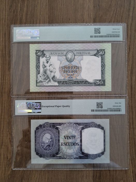 Notas portugal novas certificadas