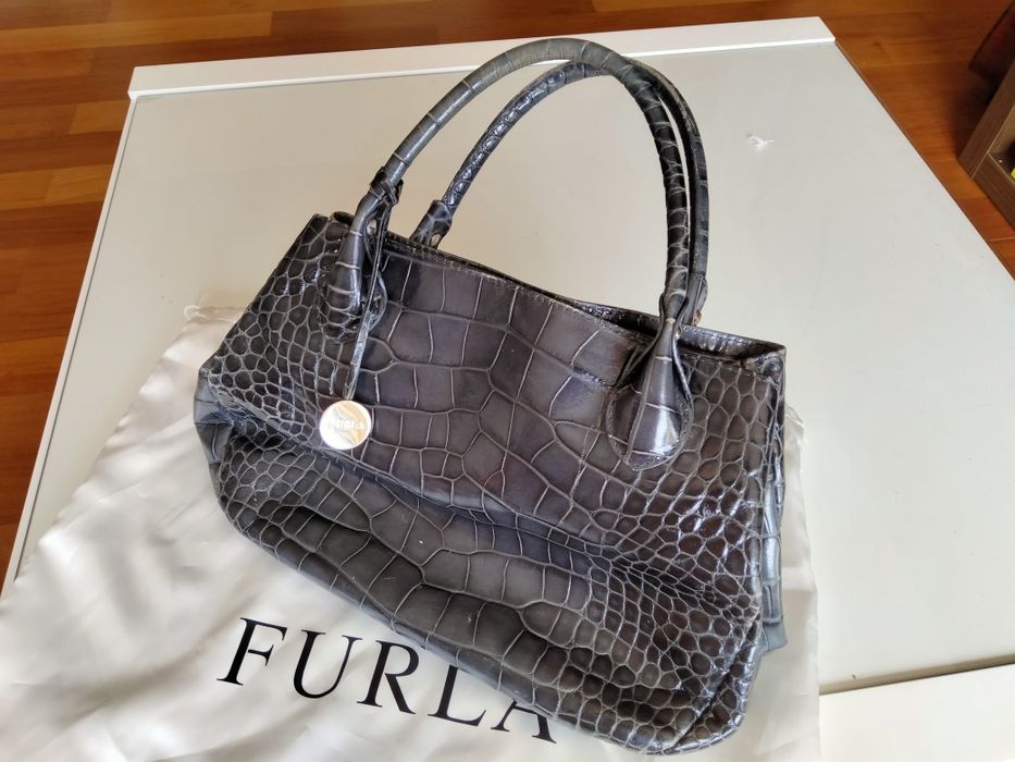 FURLA-Carteira em pele