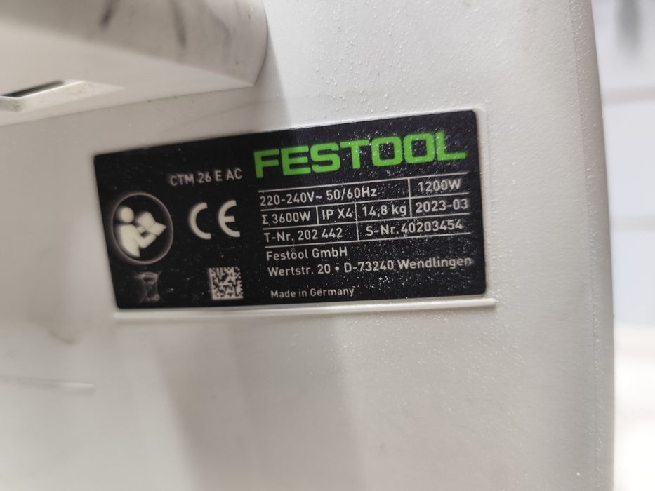 Festool CTM 26 E AC професійний пилосос з автокліном Фестул оригінал