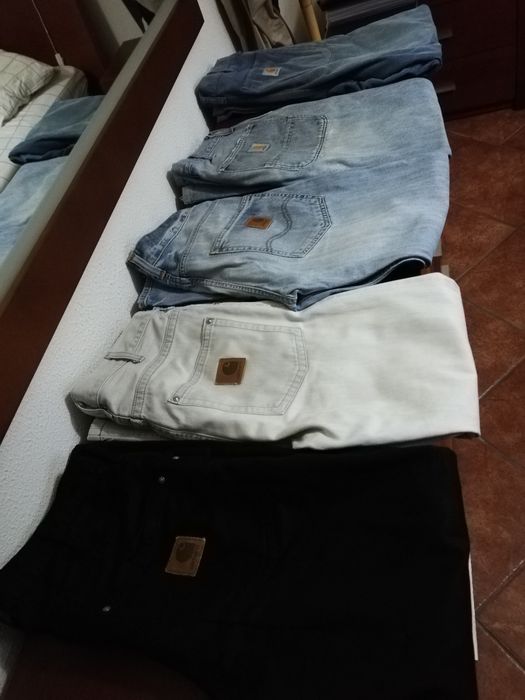 Calças Cahartt usadas