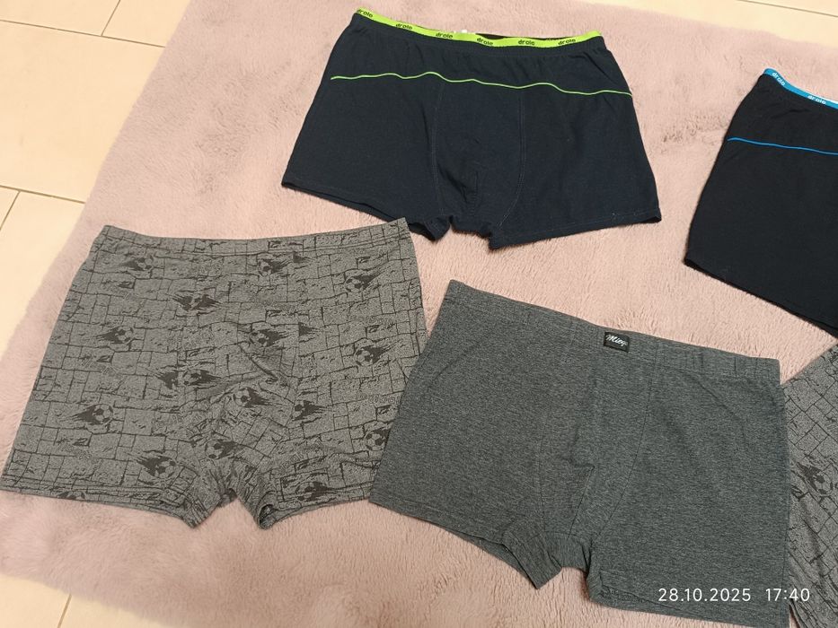 Zestaw bokserki 5szt 3XL 4XL