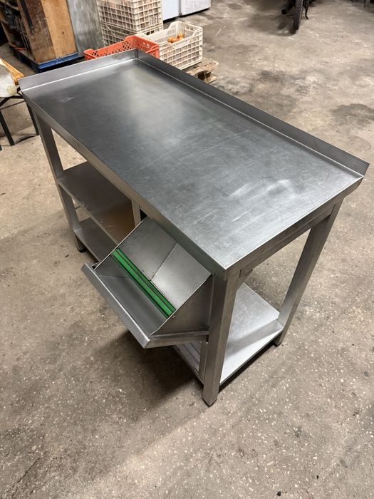 Bancada inox, gaveta café