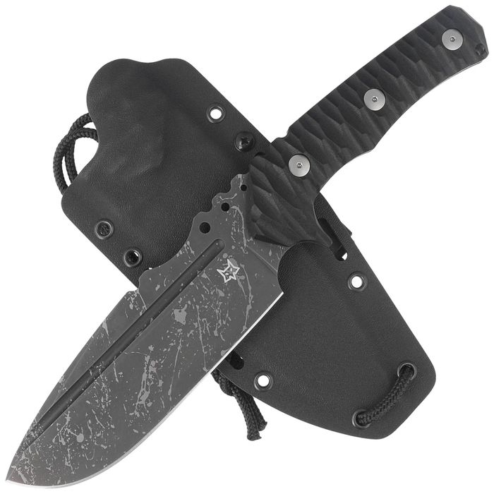 Nóż Fox URO Black G10, Acid Washed Niolox by Wander Tactical (FX-623 BA)