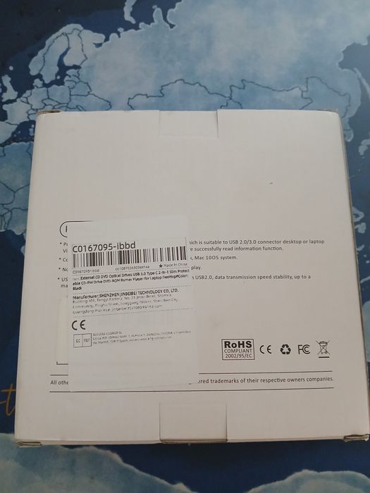 DVD-RW Super Slim Externo