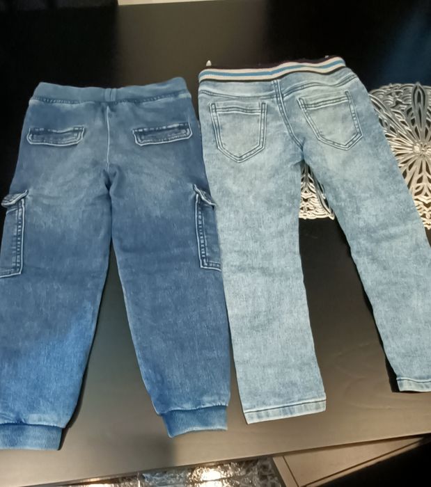 Calcas de ganga menino 4 e 5 anos 104 a 110 cm