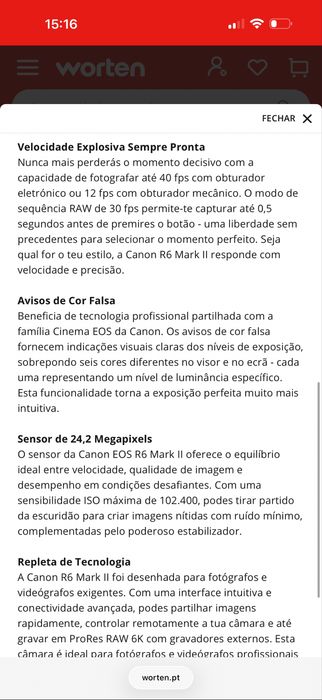 Canon EOS MarkII R6
