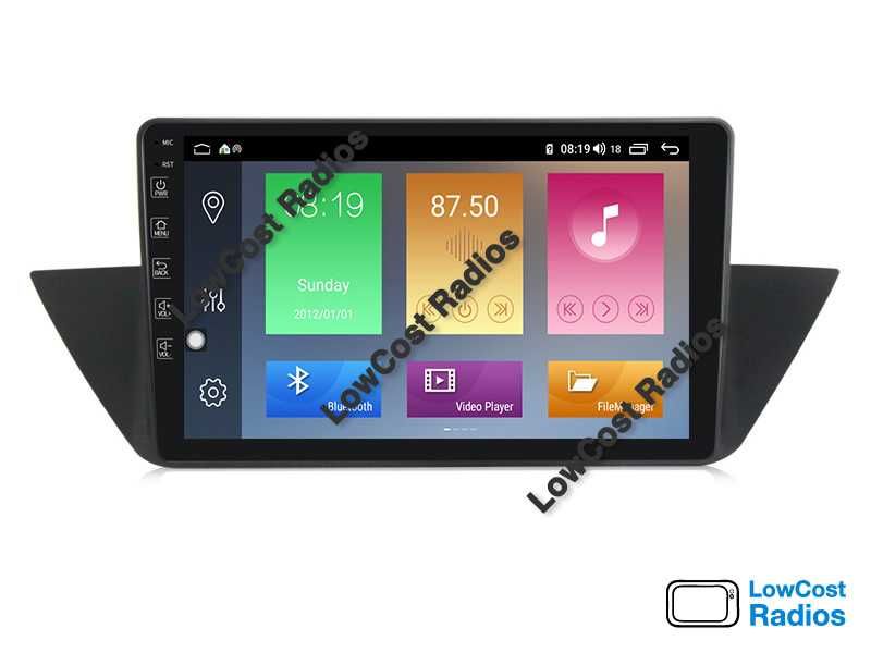 *(NOVO) Auto Rádio GPS ANDROID 15 - 10 Polegadas BMW X1 (E84) | GPS USB APPS WIFI | CARPLAY • ANDROID AUTO