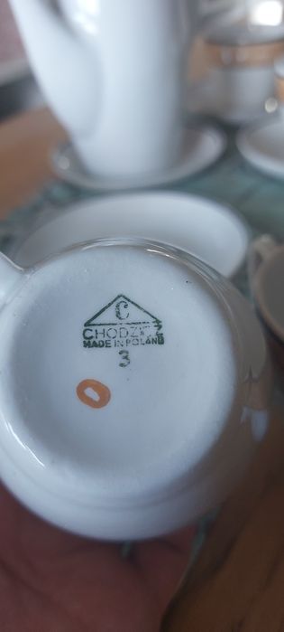 Serwis kawowy porcelana