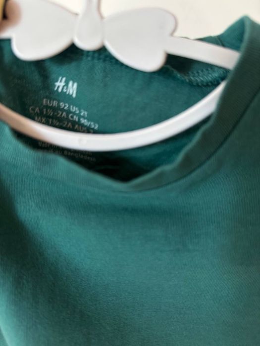Футболка H&M шорти літній комплект набір 92 розмір 18-24 міс