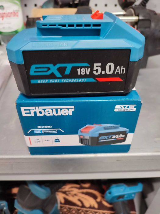 Erbauer bateria 5 ah Nowa