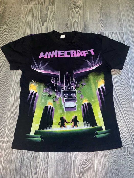 Футболка з принтом Minecraft