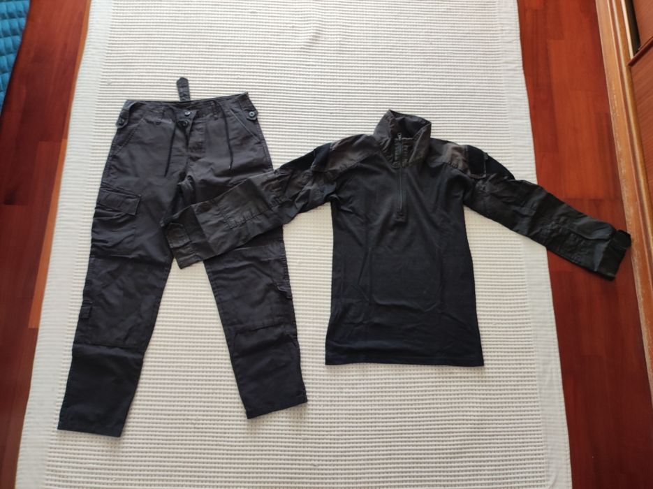 Uniformes Preto e Woodland S Airsoft