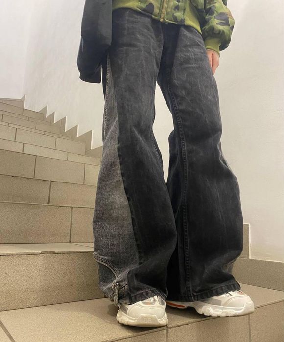 Широкі джинси опиум, opium, balenciaga, rick owens, архив: 1 400 грн ...