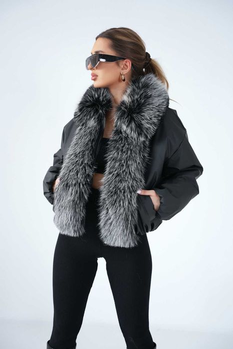 Kurtka ze sztucznym futrem Brandenburg Couture