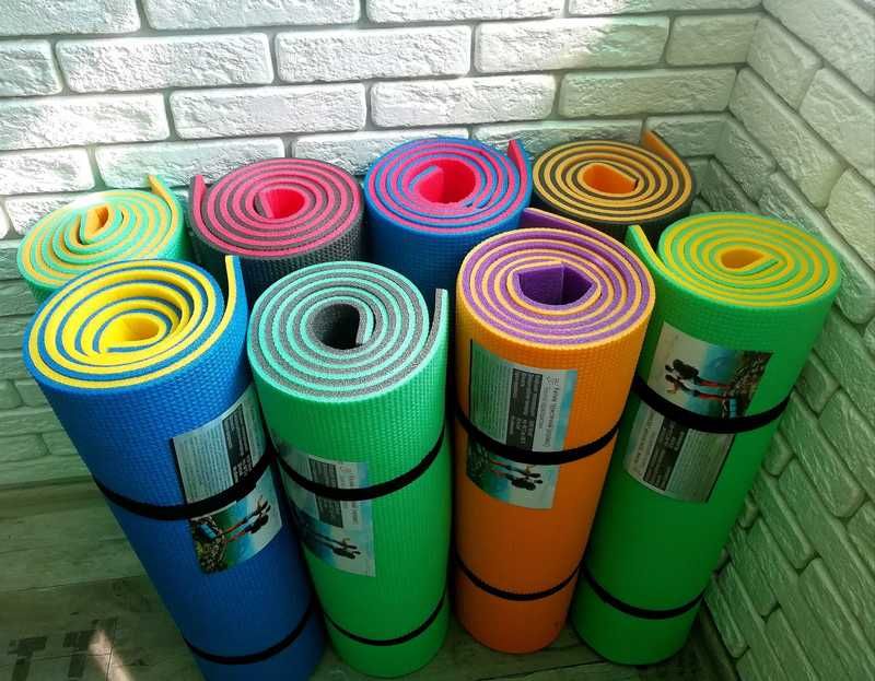 ТОП! Коврик для фитнеса, каремат, йога-мат, 5 мм, 8 мм, 10 мм