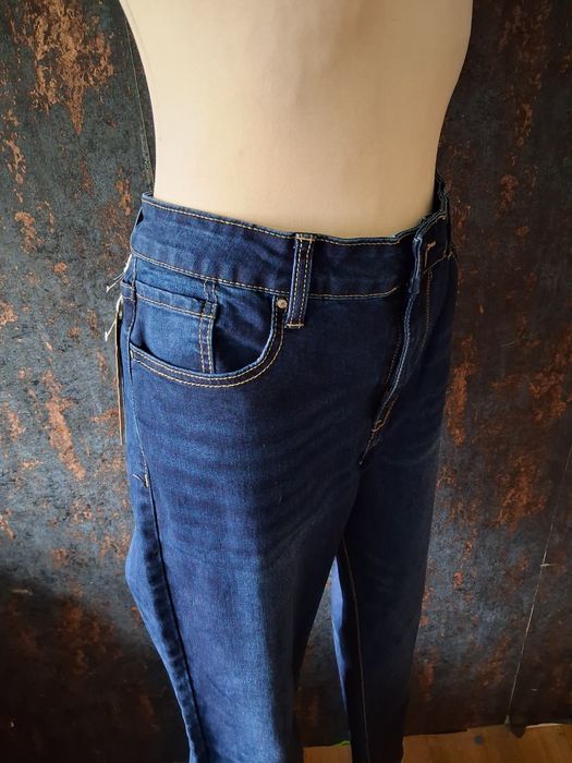 Spodnie jeans damskie plus size