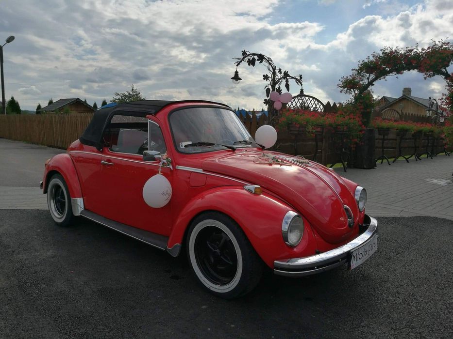 Garbus Cabrio auto do ślubu