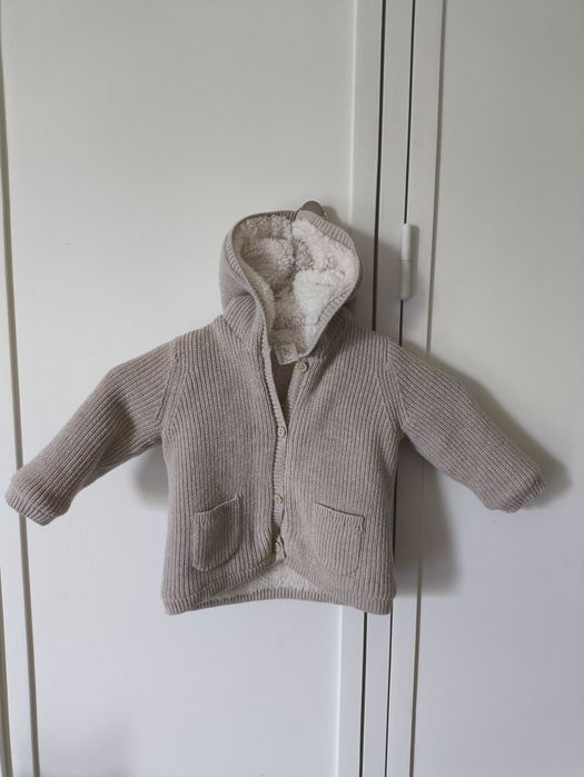 Casaco inverno bebe h&m 4-6m