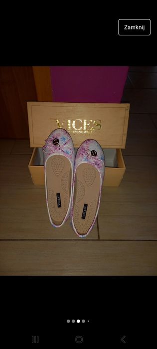 Buty balerinki baleriny