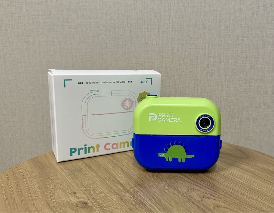 Дитячий фотоапарат-принтер з миттєвим друком (розʼєм для TF-карти)