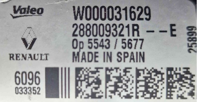Motor Limpa Vidros Frente DACIA SANDERO II ano 2013