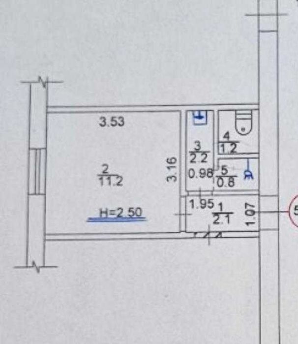 Продам гостинку с удобствами на Одесской