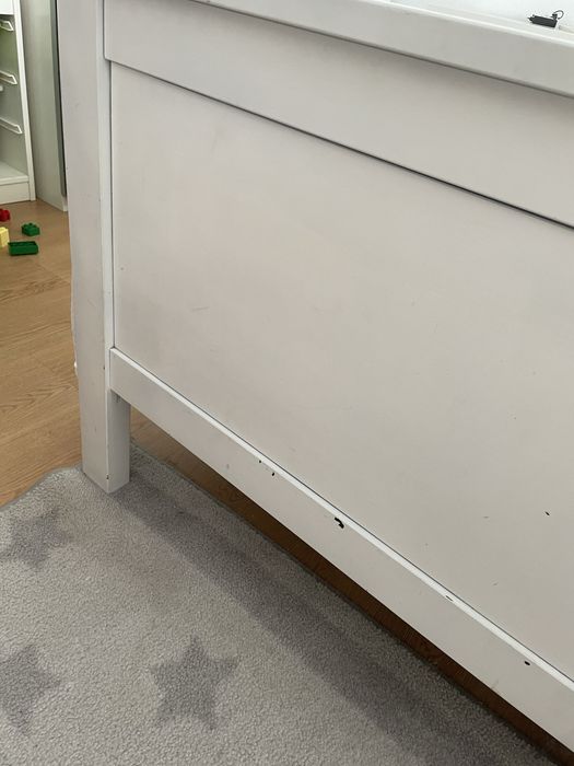 URGENTE - Cama ikea + estrado + colchao vesteroy (como novo)