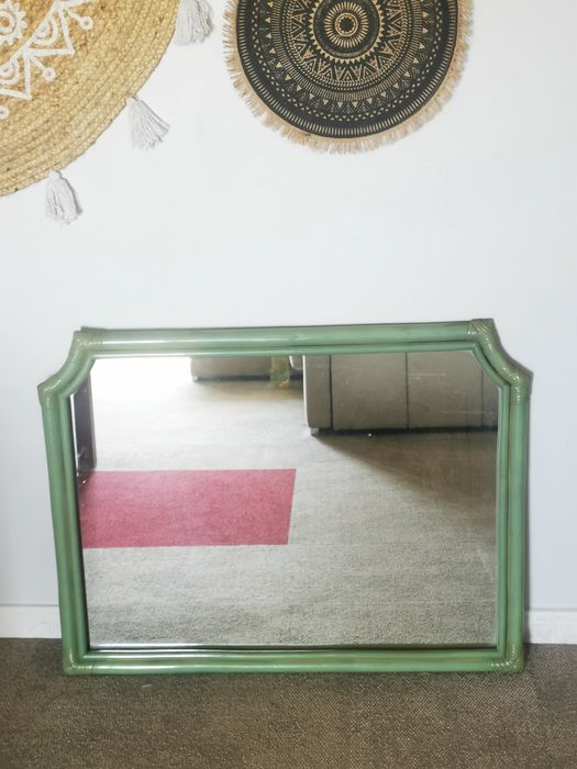 Espelho de bambu verde original