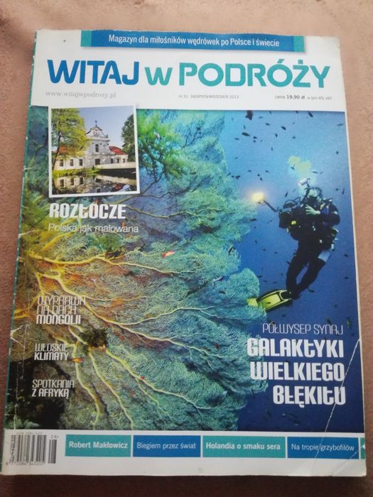 Witaj w podróży 2012 magazyn podróże 2013 czasopismo 8 sztuk 2014
